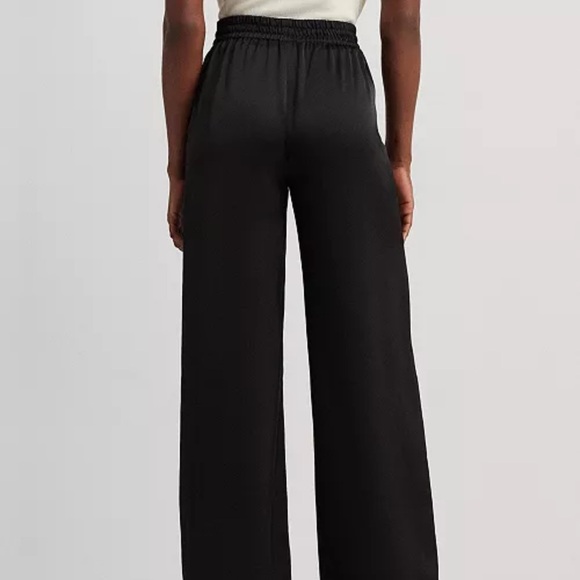 LAUREN Ralph Lauren Satin Wide Leg Pant - Picture 2 of 10